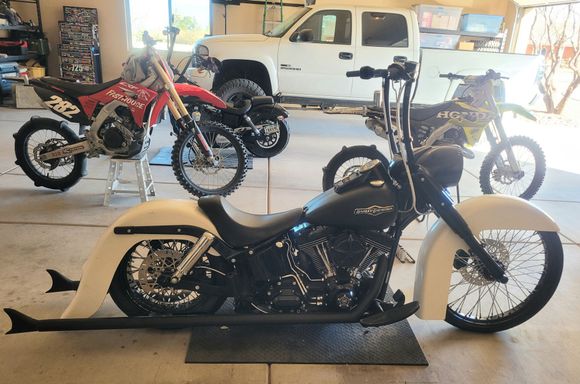 After a year of being on a lift I finally took in down and fired it up!  Its come along way from when it was stock.