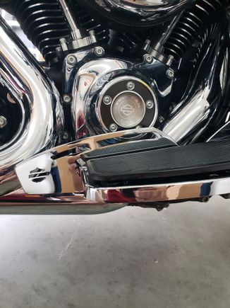 Added heel guard to keep boot crap off my heat shield. 