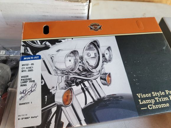 Spot/passing light visors used in great shape $40 shipped next picture show label