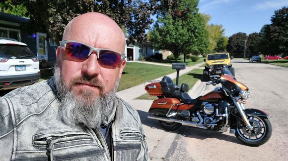 Nicer today than yesterday, so it was another ride day.