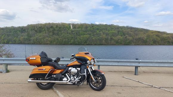 Appropriately, I was along the Rock River,  at Chief Blackhawk even, when the bike hit 120,000 miles.