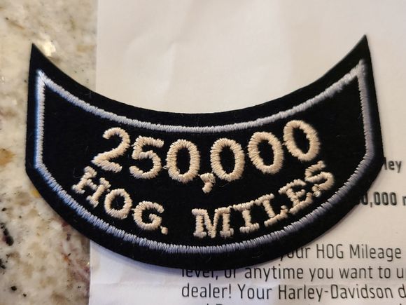 285,000 HOG miles on only 3 Harleys