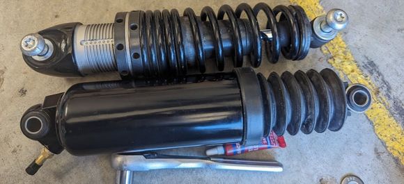 Old Shock vs new shock. 