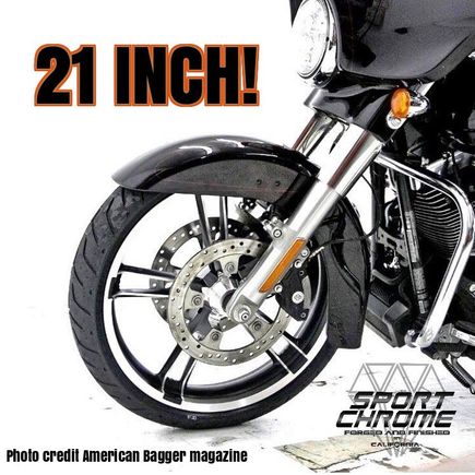 21" Inch Enforcer style Harley Street Glide Front Wheel