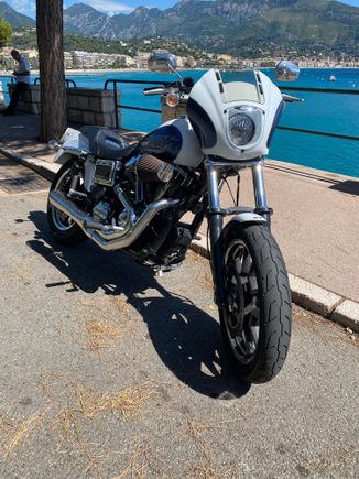 My sons Dyna driving the Cote ‘d Azur France