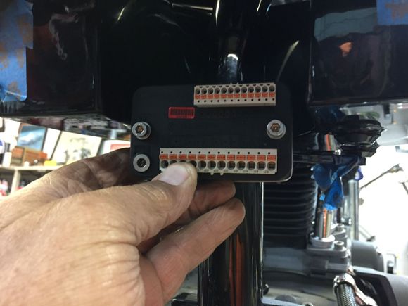 Where m unit is going. This replaces all the breakers,fuses,relays.