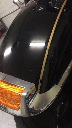 So as the title says.. after a 800 mile trip around the mountains, rocks have ate up the pin striping. Seems as if they were layed over the clear coat almost.