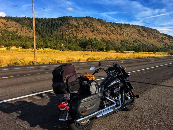 Rolled through Bend and kept motoring south.