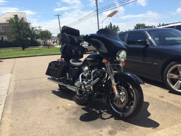 Loaded & ready to ride.