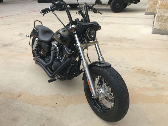 I called and talked to Russel Mitchell in New York (Exile Cycle) He said Rear tire is fine if you choose, tread direction is only cosmetic! Rear tires are built for shredding! Front will never compromise rear integrity. My position was that I wanted to stick with Big diameter that rears don't have.