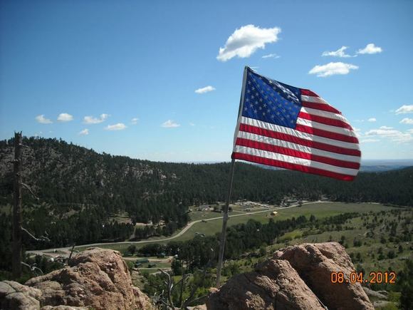 Spokane Creek Iron Mountain Road campground..