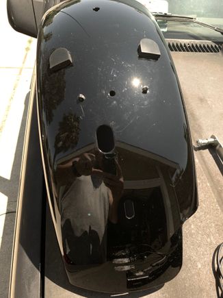Seat wear on fender