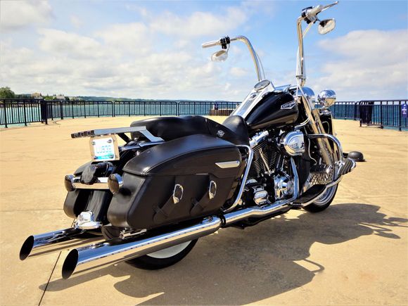 2004 Road King, 18" Flying Apes, 21 Front Wheel, 4" Bad Dad Long Shots