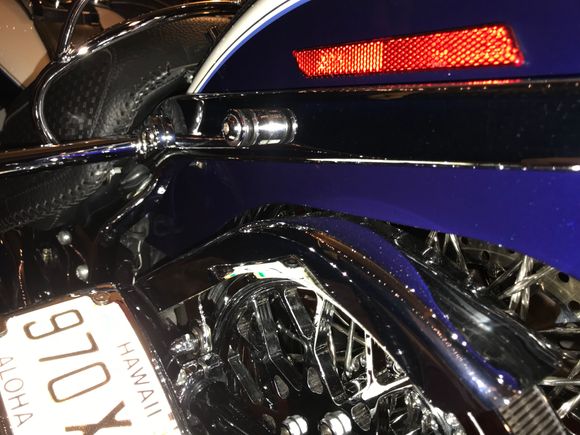 My initial problem was the fender would hit the belt guard when the air suspension was all the way down.  My install told me this was the reason my frame was off the ground.  