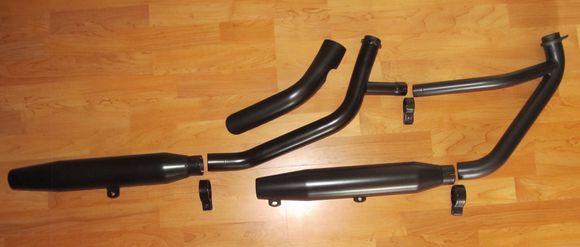 OEM exhaust i had ceramic coated. . .