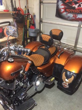 2015 freewheeler with custom seat and fender bras