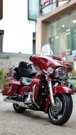Custom windshield.