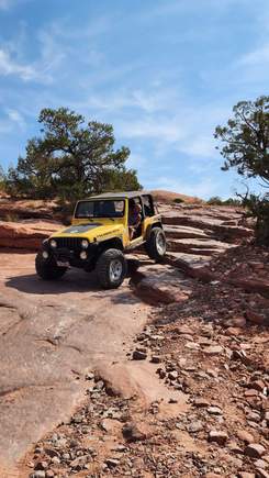 There were plenty of rocks to traverse. 