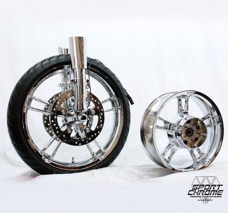 Enforcer Chrome Wheels and front end by Sport Chrome