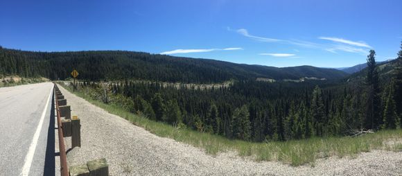 The pass north of Salmon. Beautiful drive up and down.