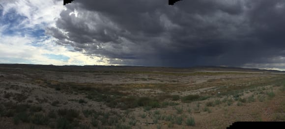 This might have been the most dangerous thing I did today. I shot this standing on the road, and that storm was coming towards me. And the lighting was starting to dance. Damn that was exciting!!