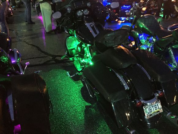 My ride ready for the Light up the night parade.