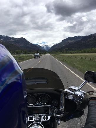 Riding into Ouray