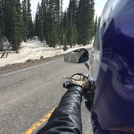 Deep snow on top of Grand Mesa