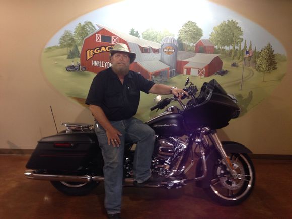 Picking up the bike. August 31st 2014