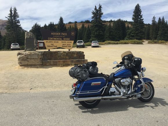 At the top of Hossier pass. 11,500.