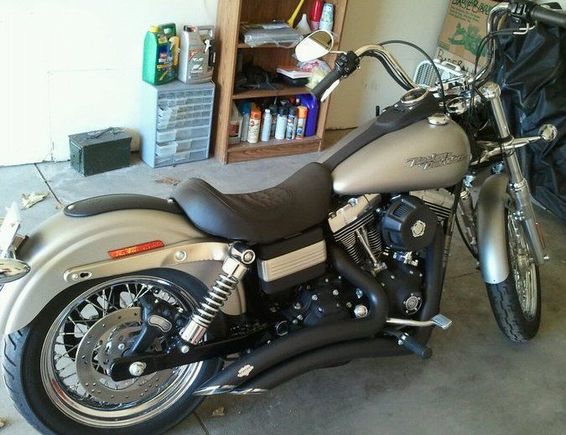 My wife surprised me with a new exhaust when i returned from Afghanistan.