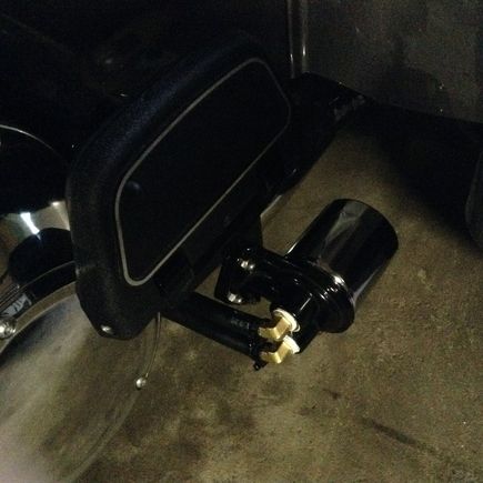 Relocated oil filter