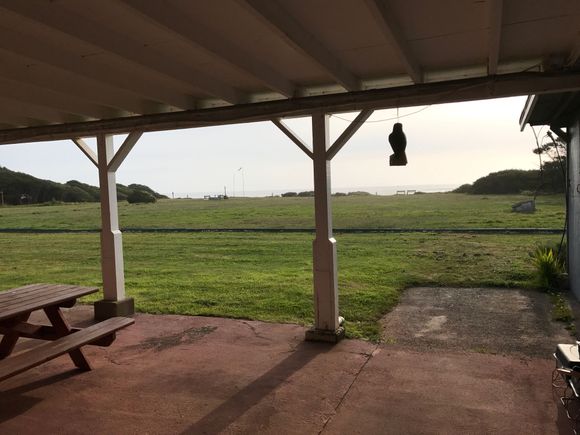 ...and this is the view from my back door.... grass, ocean, then China.