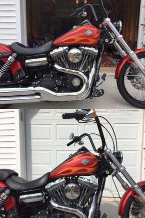 2" tank lift before and after