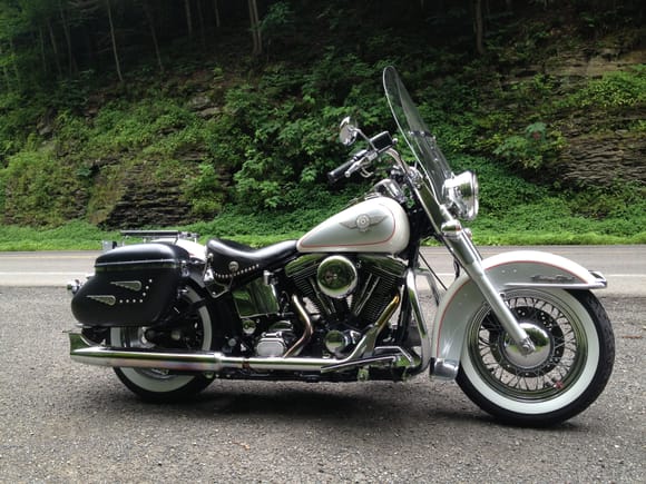 My departed FLSTN-classic Harley-Davidson style with modern reliability.  I rode it for 25 years.
