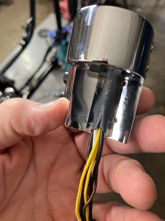 Just a short piece of heat shrink for the extra toughness 