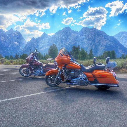 Grand Tetons Trip last year while in Sturgis. Rode west for a few days.