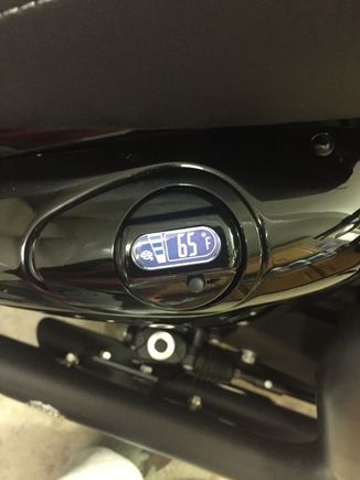 Black bezel & digital oil temp dipstick