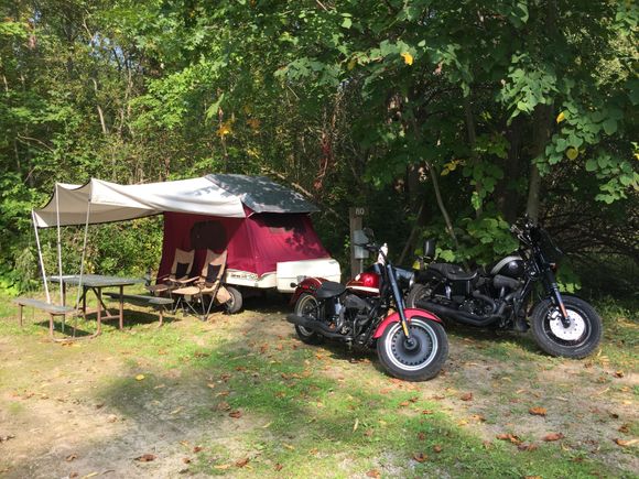 Bike Camping in Niagara Falls NY 2017