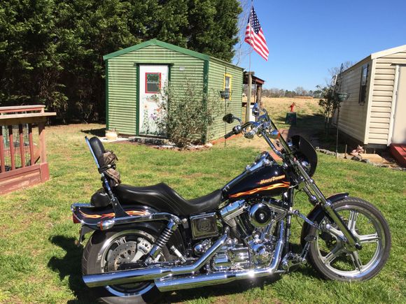 2" tank lift. Fabricated my own brackets.