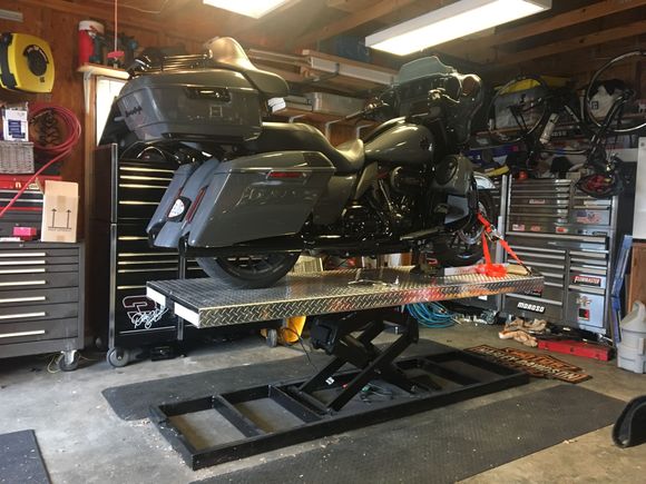 My 2018 CVO Street Glide with the Tourpack