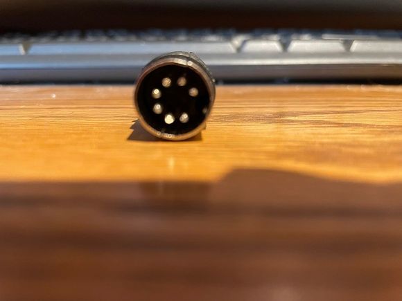 Pin view of adapter