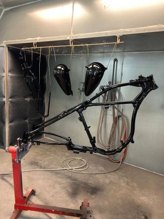 Got the tanks all welded up and dents out and epoxy on the parts 