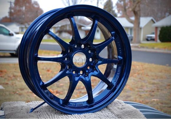 Option 2 Gloss blue metallic. 