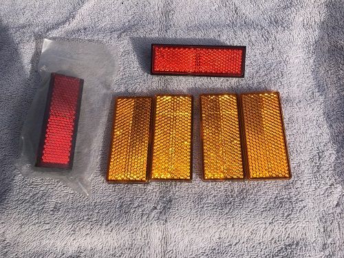 Assorted never used relflectors. Free with any purchace.