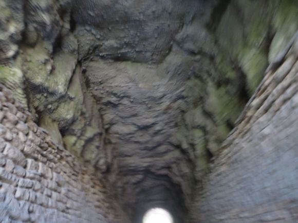Inside the old tunnel....