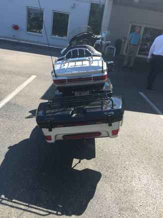 Rear view, old paint. 