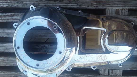 Outside, looks great!