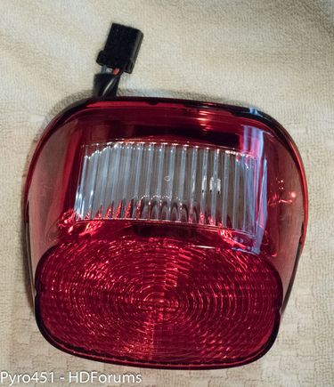 OEM tail light.