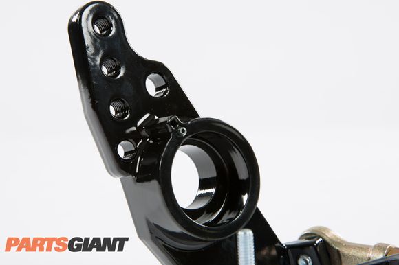 Solid forged steel construction.